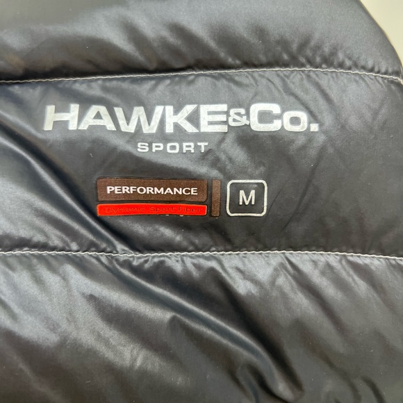 HAWKE&CO DOWN PUFFER JACKET COAT MEN SIZE M - Picture 6 of 9